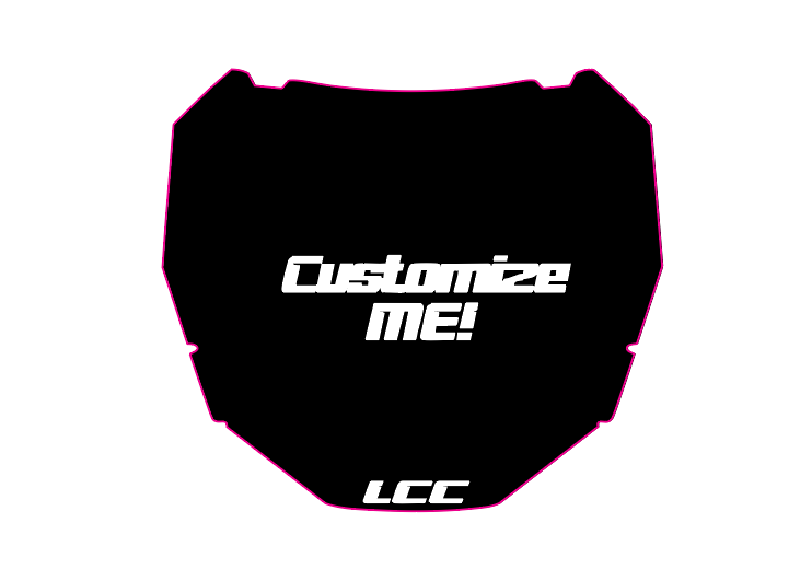 Odi Plate Decal - Custom High-Quality Number Plate Design